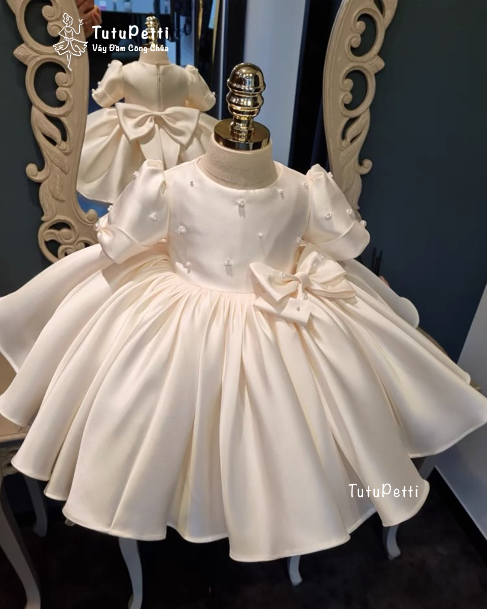 Set váy công chúa bé gái 5-14 tuổi rời ren hoa nổi Đầm dự tiệc cho bé cao  cấp điệu đà đáng yêu - MixASale