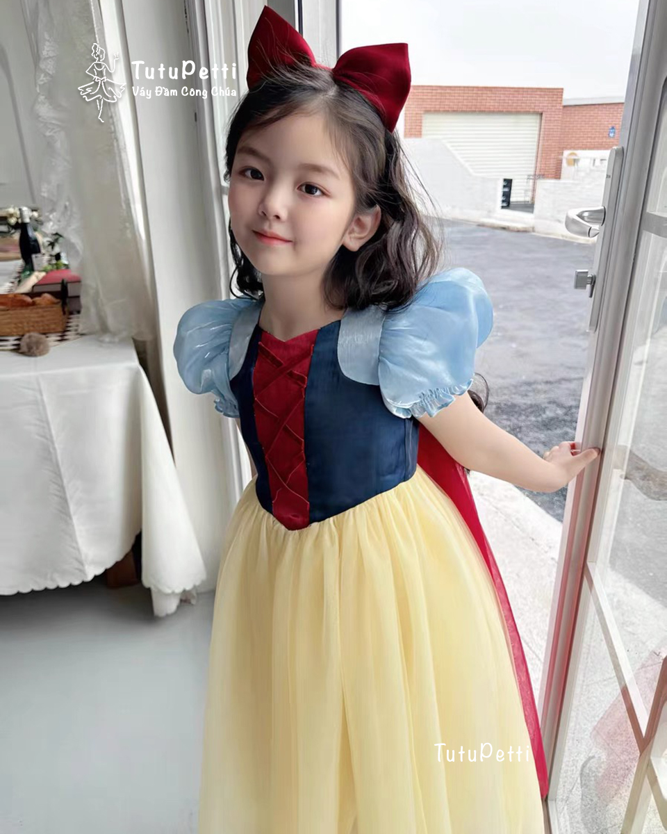 Váy công chúa Elsa tay dài cho bé 3-12 tuổi - Tốt Đẹp Rẻ - Shopping