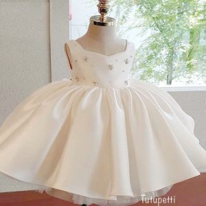 Đầm Dự Tiệc Hàn Quốc Kết Ngọc Trai Tutupetti