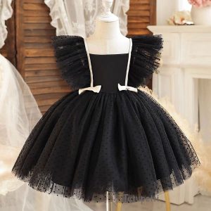 Váy Công Chúa Trắng Cánh Tiên Siêu Dễ Thương 6 Váy Công Chúa Chấm Bi Cánh Tiên Siêu Dể Thương