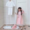 Áo Dài Cho Bé Diện Tết Màu Hồng 6 Áo Dài Cho Bé Diện Tết Màu Hồng