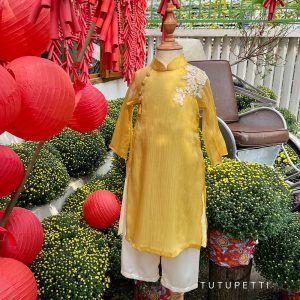 Áo Dài Cách Tân Dễ Thương Cho Bé