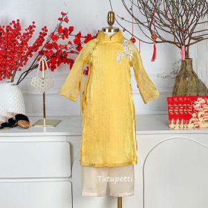 Áo Dài Cách Tân Dễ Thương Cho Bé 7 Áo Dài Cách Tân Dễ Thương Cho Bé
