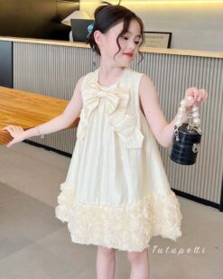 Đầm Tiểu Thư Trắng Kem 5 Đầm Tiểu Thư Trắng Kem