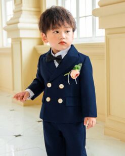 bộ vest bé trai cao cấp cho bé dự tiệc