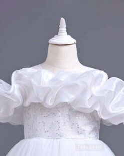 Đầm Công Chúa Dáng Dài Hồng 18 đầm công chúa bèo bồng