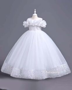 Đầm Công Chúa Dáng Dài Hồng 17 đầm công chúa bèo bồng