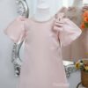 Đầm Tiểu Thư Hồng Pastel Tay Phồng 6 Đầm Tiểu Thư Lưng Nơ Hồng