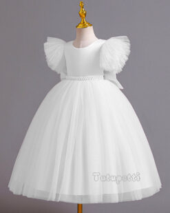 Váy Đầm Công Chúa CLASSIC Cánh Tiên TutuPetti 8 dam cong chua mau trang 1 pastel tay canh tien 2