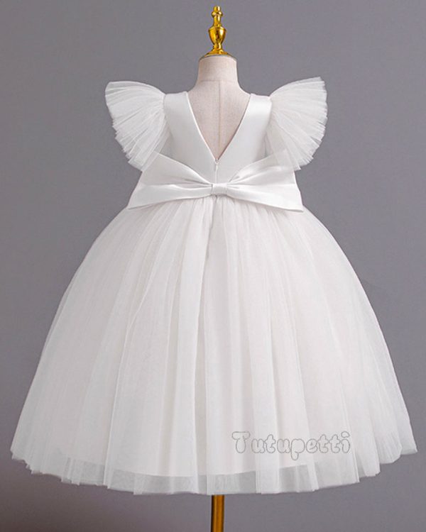 dam cong chua mau trang pastel tay canh tien 2