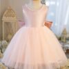 Đầm Công Chúa Hồng Pastel Đáng Yêu 14 Đầm Tiểu Thư Lưng Nơ Hồng