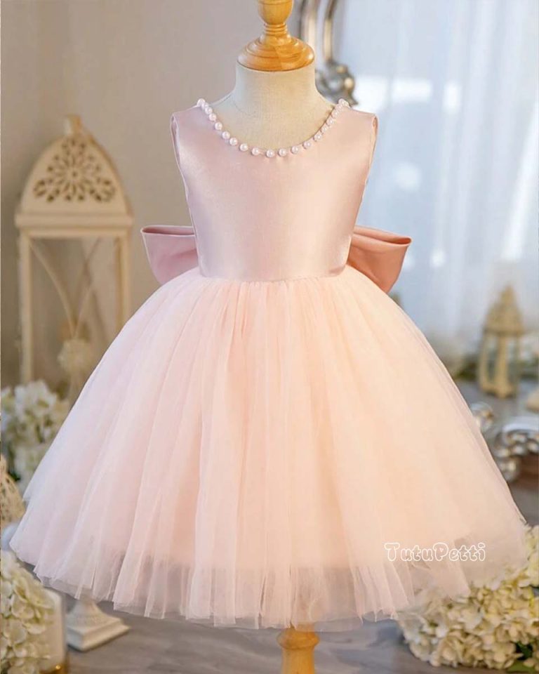 Đầm Tiểu Thư Lưng Nơ Hồng