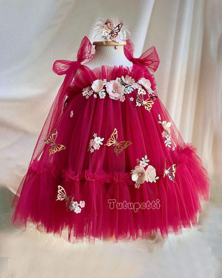 Đầm Dây Babydoll Đính Hoa Bướm