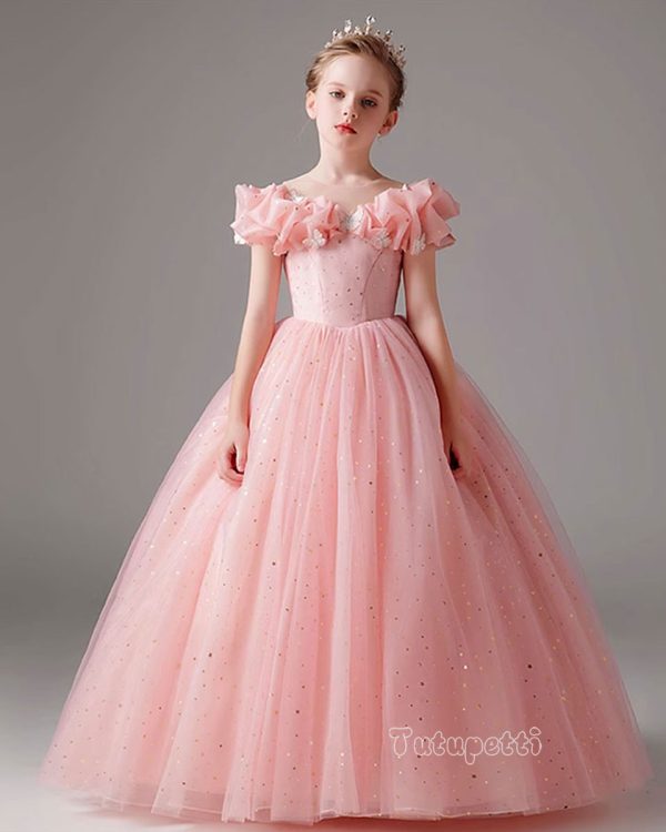 vay dam cong chua cinderella mau hong 2024 1
