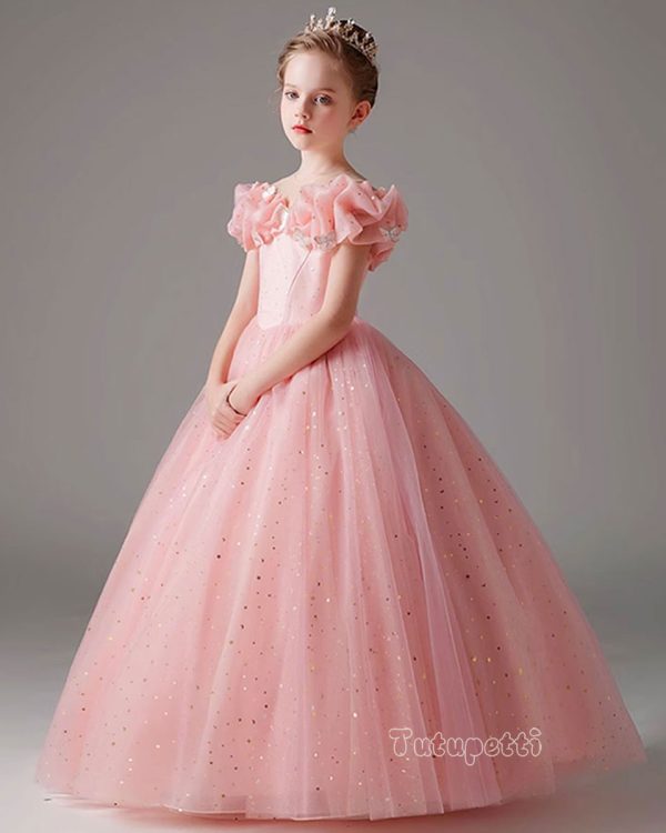 vay dam cong chua cinderella mau hong 2024 3