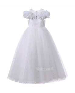Váy Đầm Công Chúa Cinderella Cao Cấp Màu Trắng + Hồng 2024 22 vay dam cong chua cinderella mau trang 2024 5