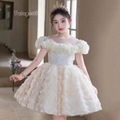 Đầm Công Chúa Hoa Trắng