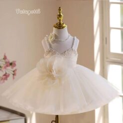 Đầm Công Chúa Hoa Trắng