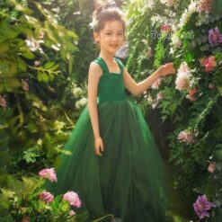 Đầm Dạ Hội Dáng Dài Xanh