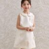 Đầm Tiểu Thư Suông Đính Hoa Trắng 10 p25 88 trang a co hoa 290k