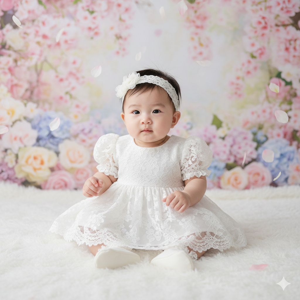 Thanh lịch và nhẹ nhàng với váy ren