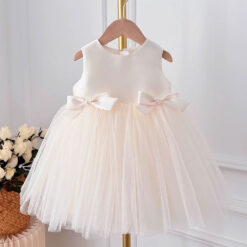 Váy Công Chúa TutuPetti Voan Kem Nơ Xinh 8 Copy of party girl dress 06 20