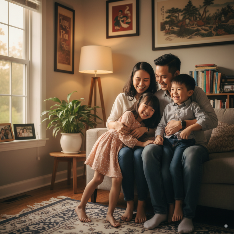 “Phép lịch sự bắt đầu từ gia đình – hành trang cho con cả đời.”