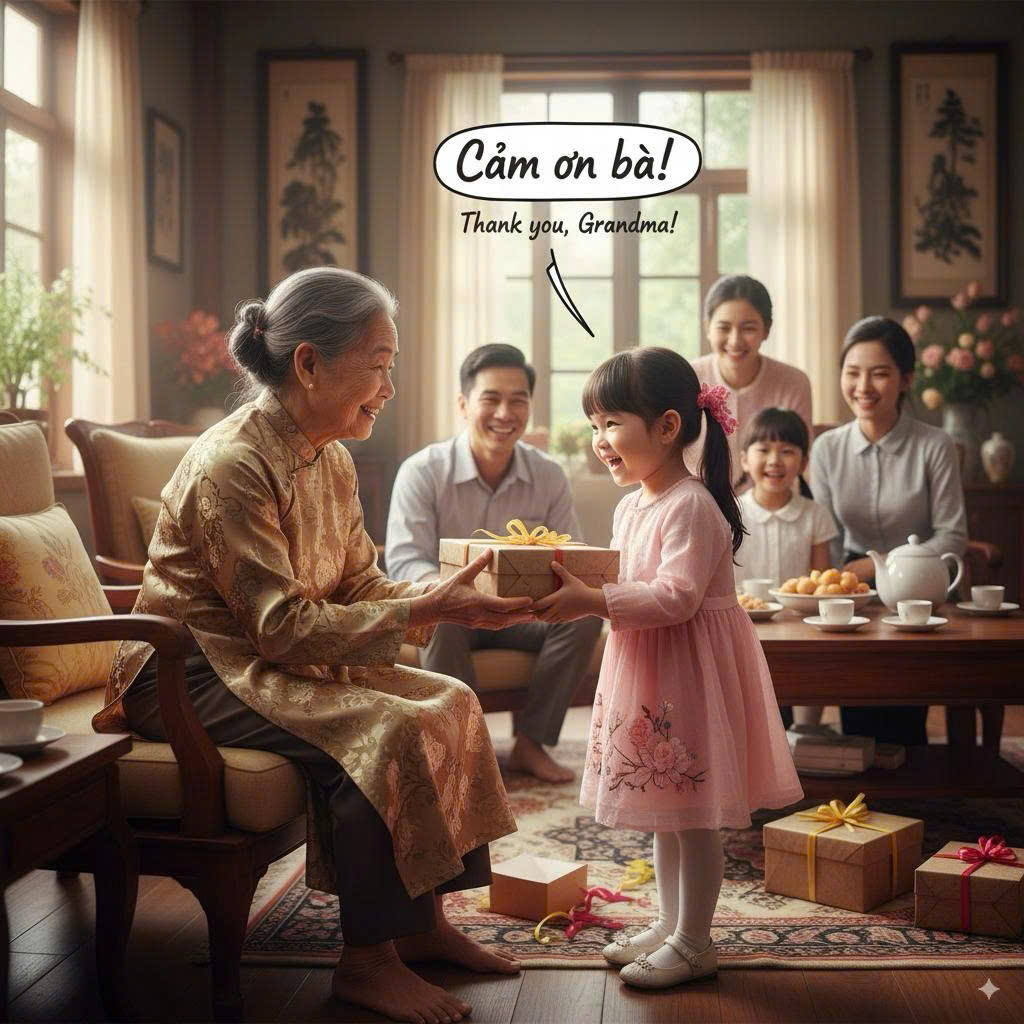 “Một lời cảm ơn nhỏ bé – mang lại niềm vui lớn.”