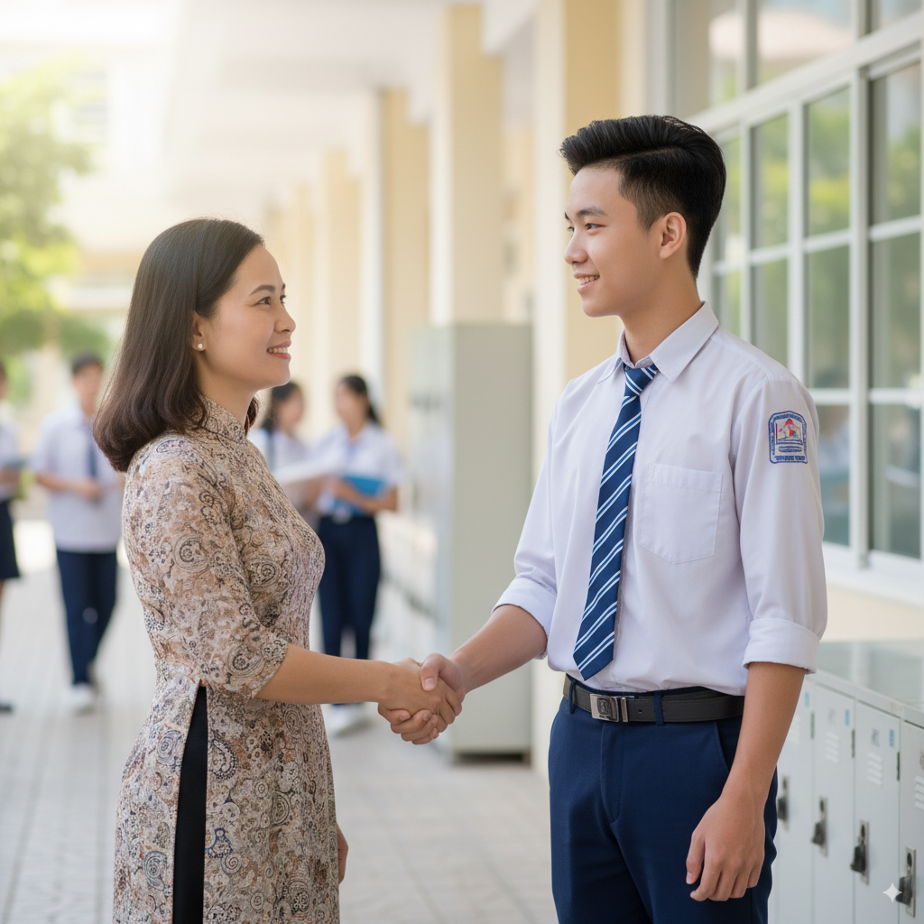 “Hành trang thành công bắt đầu từ cách cư xử đúng mực.”