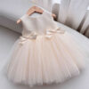 Váy Công Chúa TutuPetti Voan Kem Nơ Xinh 24 party girl dress 06 19