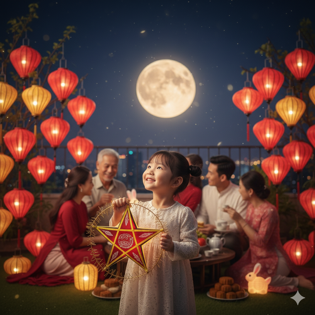 “Điều quý giá nhất Trung thu là niềm vui và tình yêu bên gia đình.”