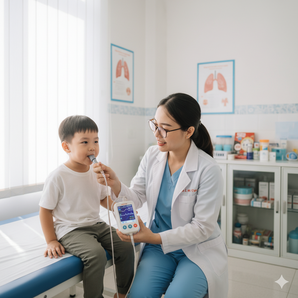  Dịch vụ theo dõi và điều trị hen suyễn ở trẻ