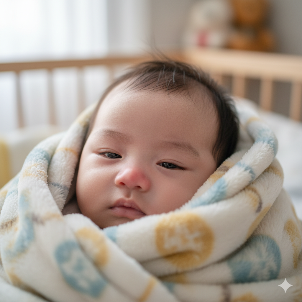 Hệ miễn dịch chưa hoàn thiện khiến bé dễ ốm vặt