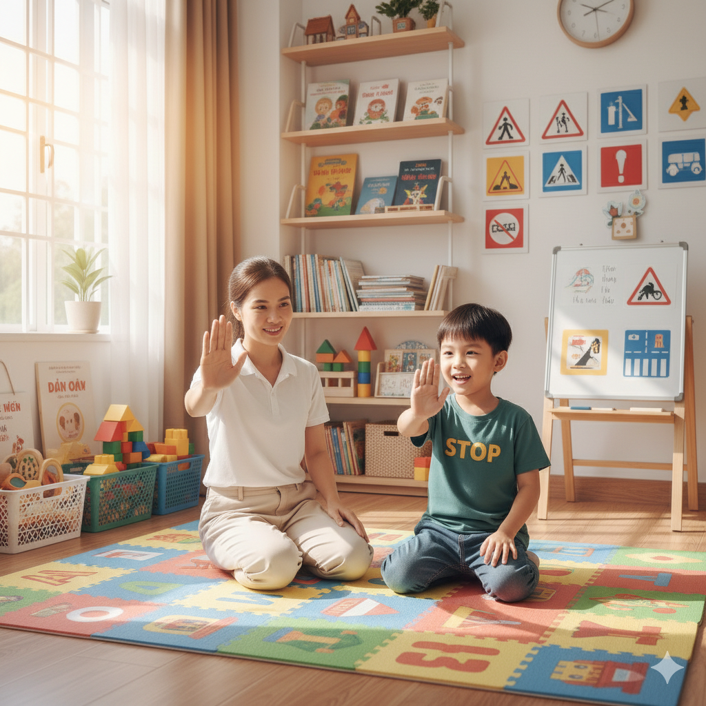 Học bằng thực hành giúp trẻ ghi nhớ lâu và phản xạ tự nhiên