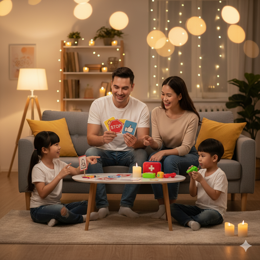 Nhắc lại đều đặn giúp trẻ hình thành phản xạ tự nhiên.
