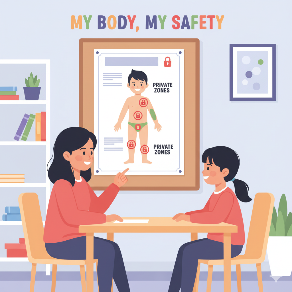 Hiểu rõ vùng riêng tư là bước đầu để con tự bảo vệ
