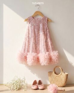 Đầm Công Chúa Kim Sa Rosé Bloom