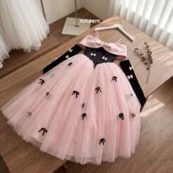 Đầm Dạ Hội Công Chúa Trễ Vai Đính Nơ Cho Bé Gái 7 785979799 1533948857987340 662729164053062428 n